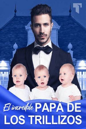 Portada de El increíble papá de los trillizos