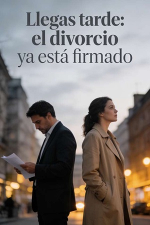 Llegas tarde: el divorcio ya está firmado